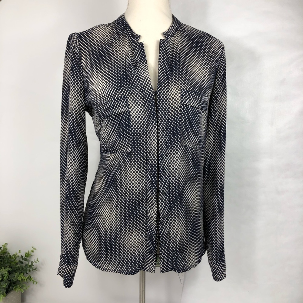 Ro & De polka dot Bottom down shirt size Xsmall